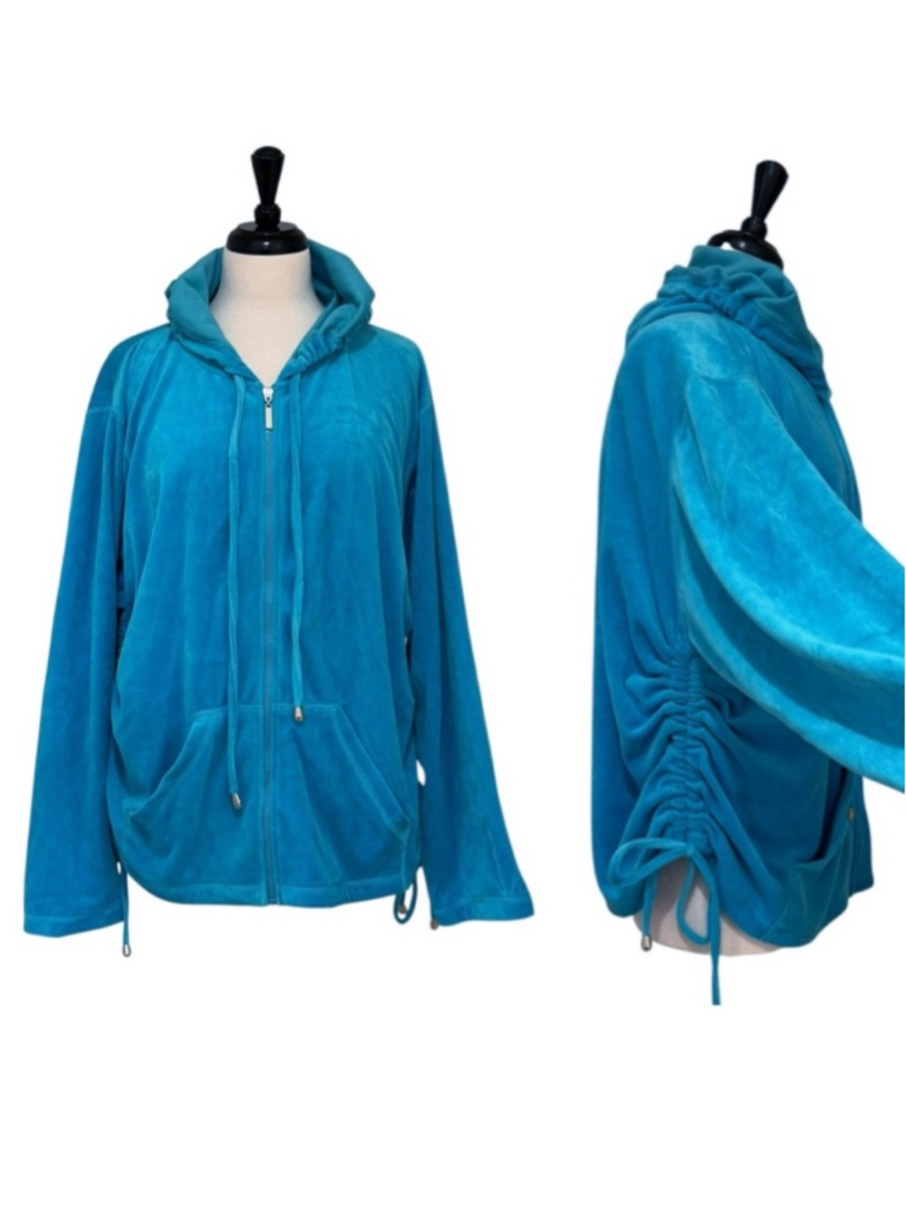 Kaktus Hooded Velour Jacket